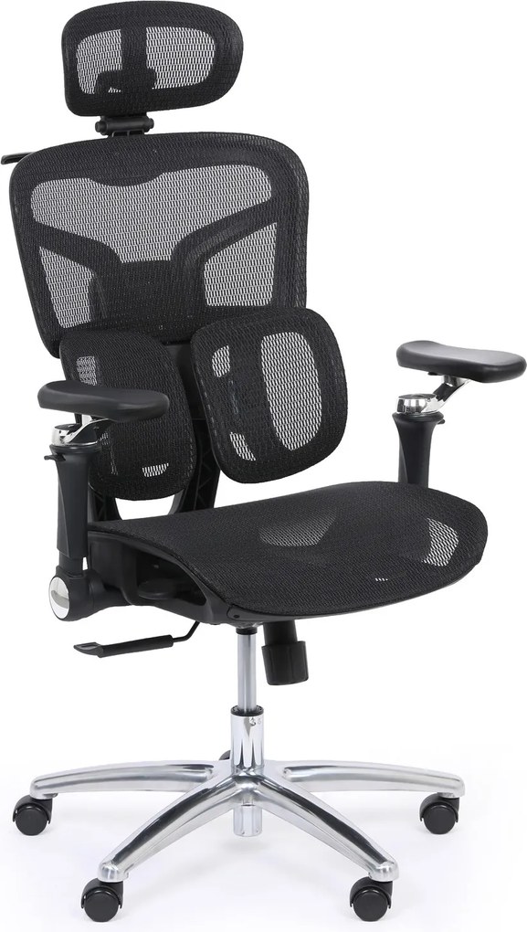 Krzesło biurowe LEVEL, czarna