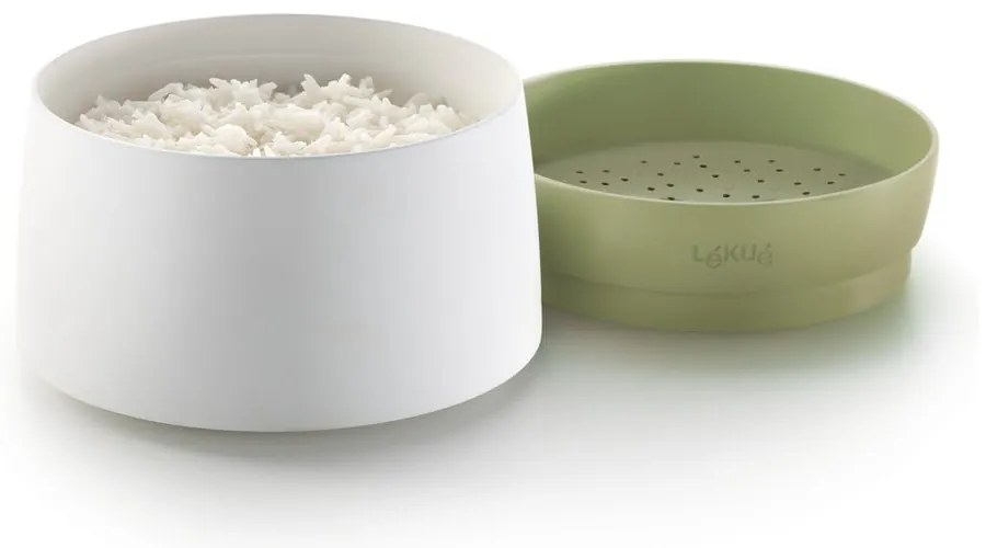 Plastikowe naczynie do gotowania ryżu – Lékué