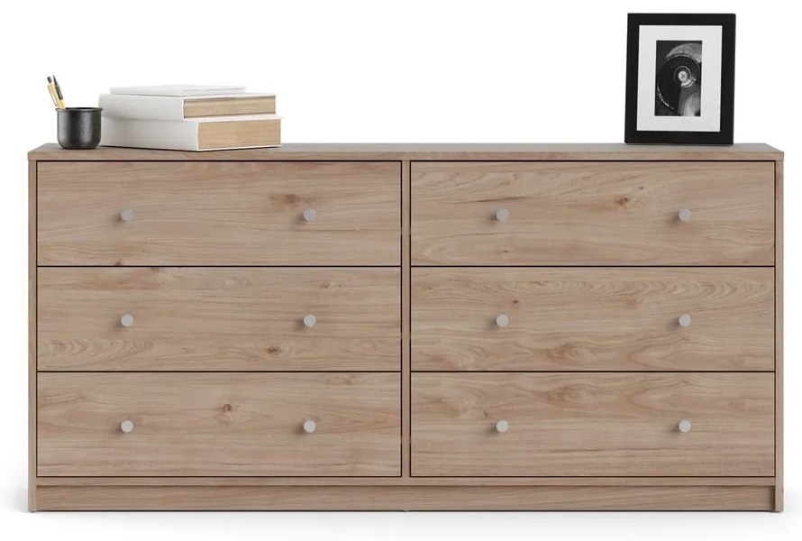 Komoda w naturalnym kolorze 143x68x32 cm May – Tvilum