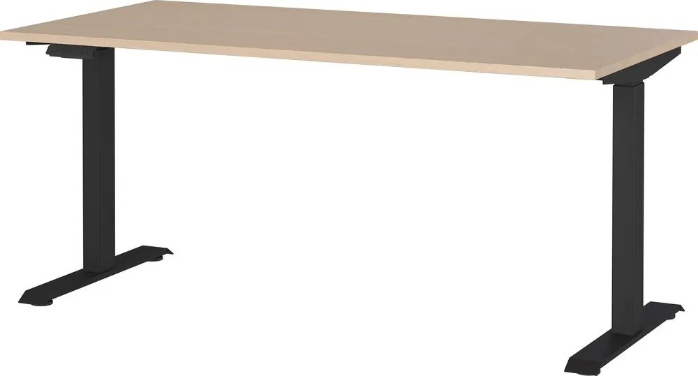 Biurko z elektryczną regulacją wysokości w dekorze dębu 80x160 cm – Germania