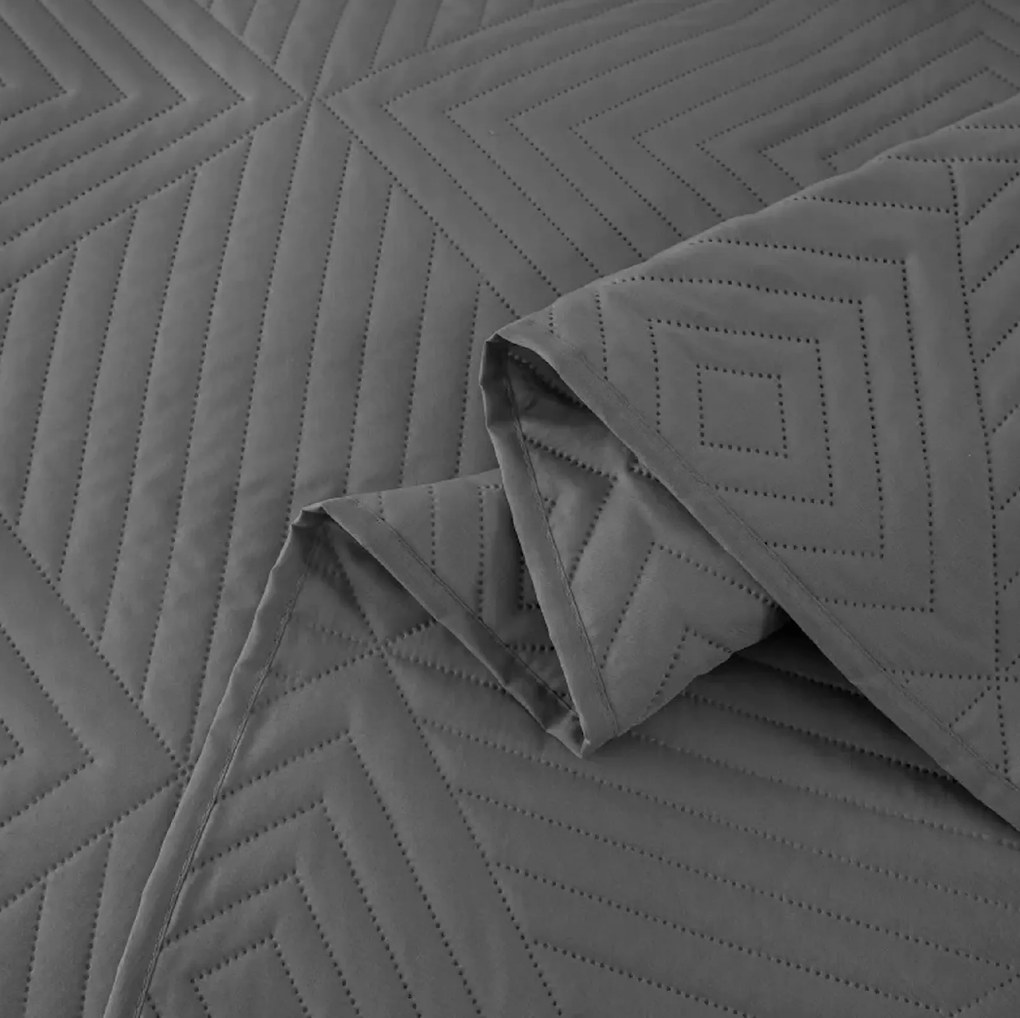 Narzuta na łóżko CALDERA, szara Rozmiar: 170 x 210 cm