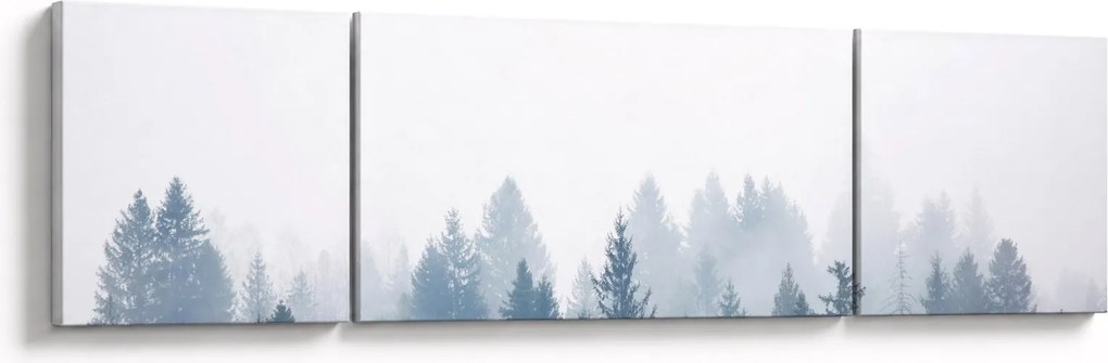 Obraz - Mglisty las (170x50 cm)