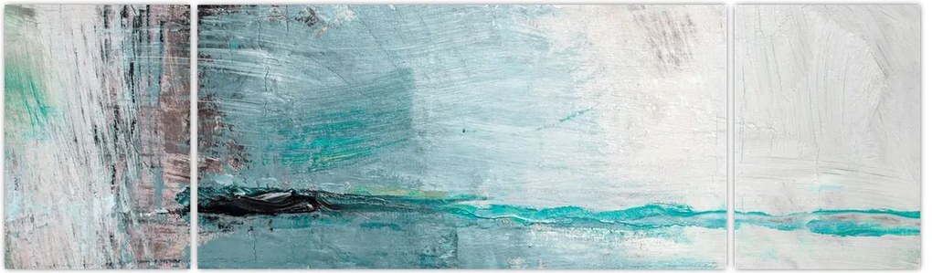 Obraz - Abstrakcyjny obraz olejny (170x50 cm)