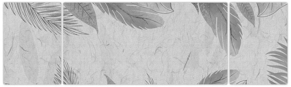 Obraz - Liście (170x50 cm)