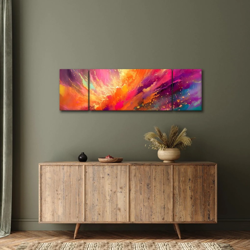Obraz - Dynamiczna abstrakcja (170x50 cm)