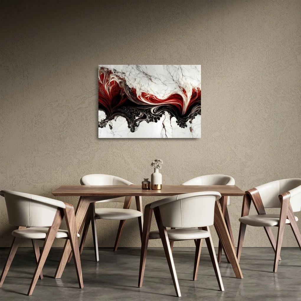 Obraz na szkle - Nowoczesna abstrakcja (70x50 cm)