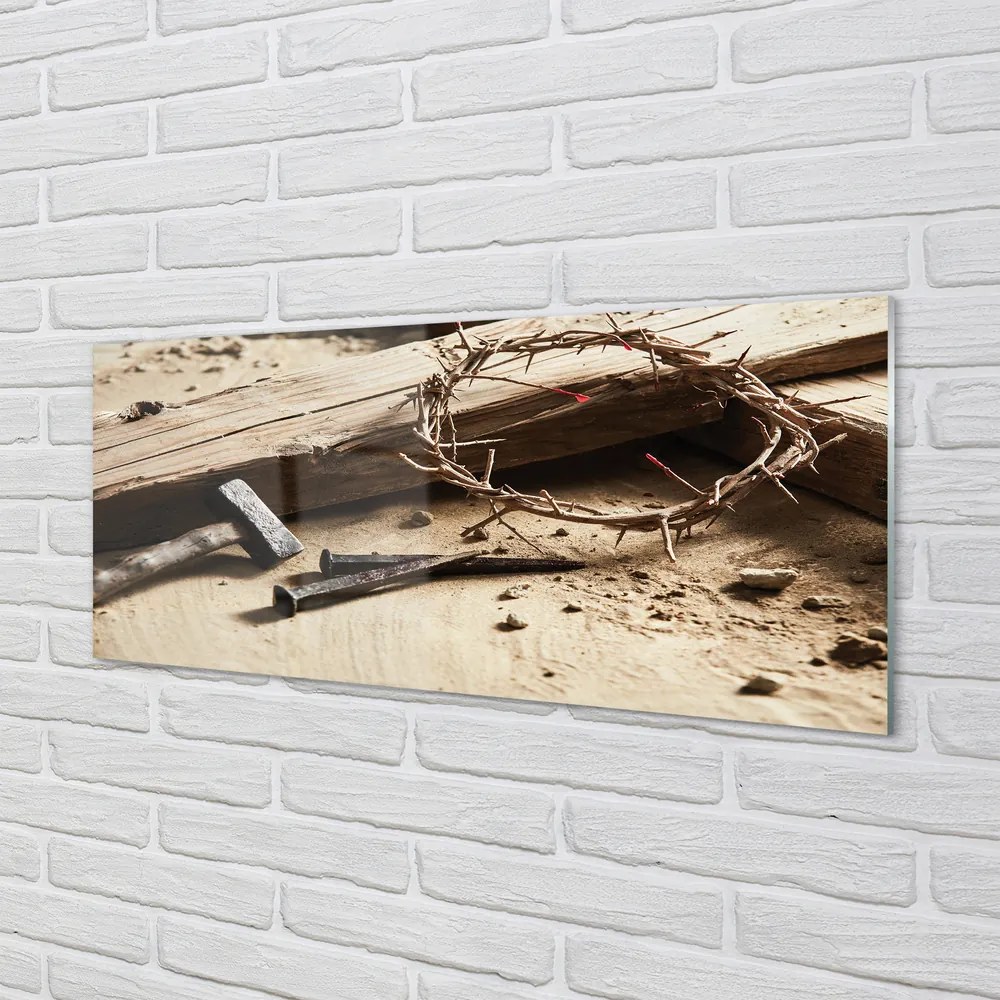 Szklany Panel Atrybuty Męki Pańskiej