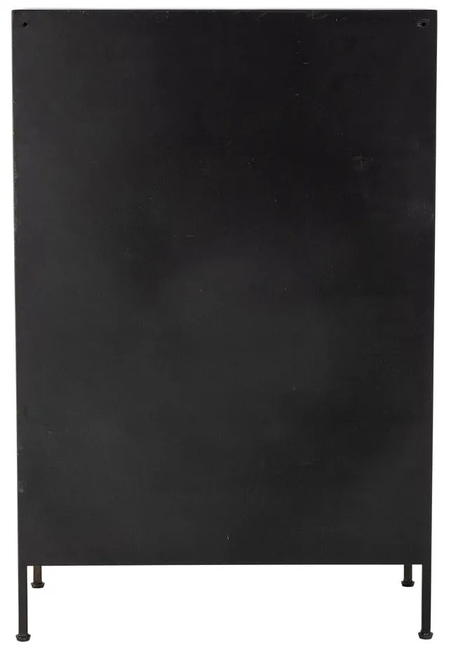 Czarno-brązowa metalowa komoda 60,5x92x33,5 cm Matteo – Bloomingville
