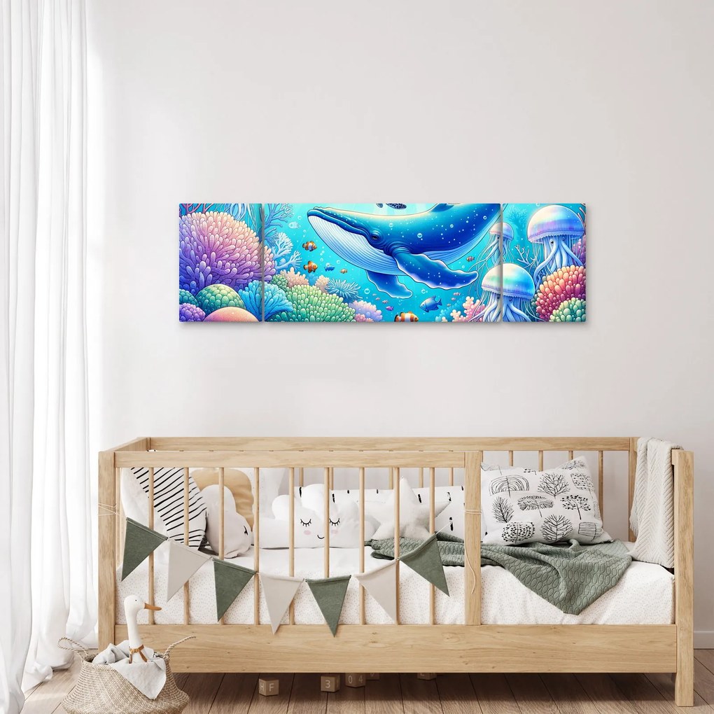 Obraz – Podwodny świat (170x50 cm)