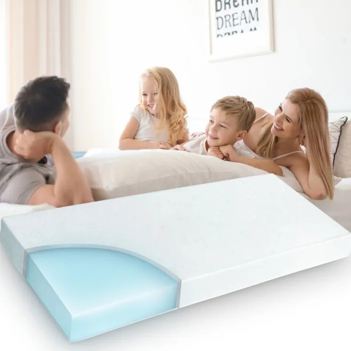 Materac Piankowy Jednoosobowy 90x200 cm Twardy (H3) RELAX