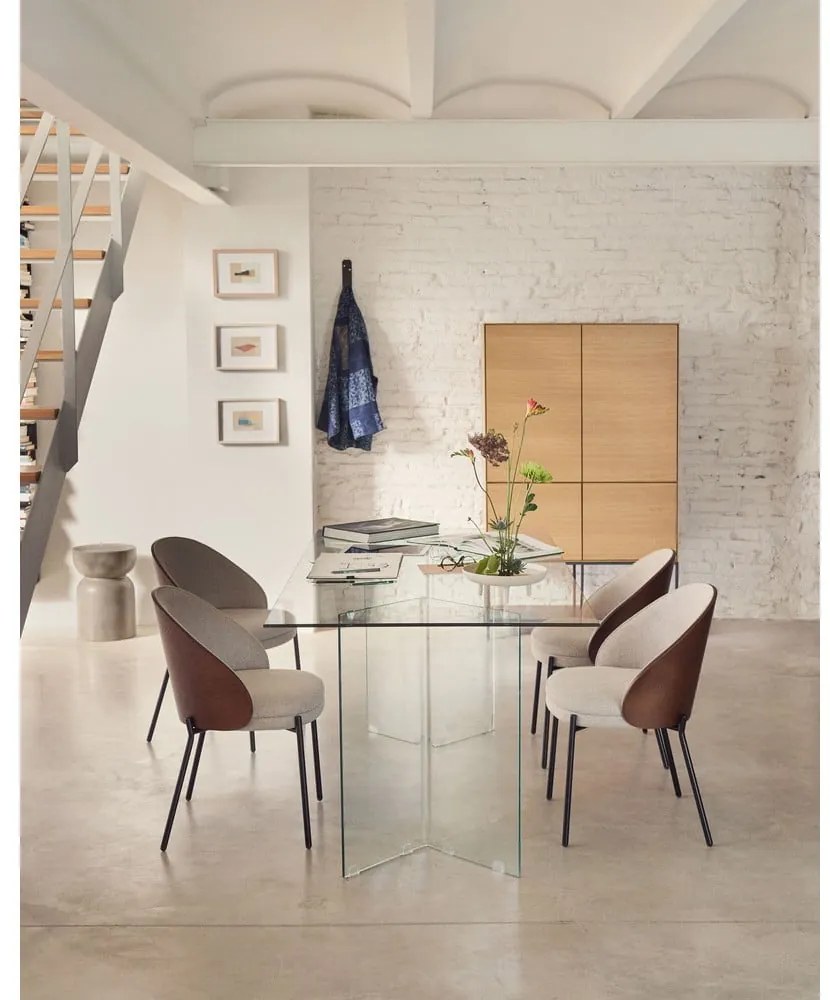 Szafka w dekorze dębu 97,5x160 cm Vedrana – Kave Home