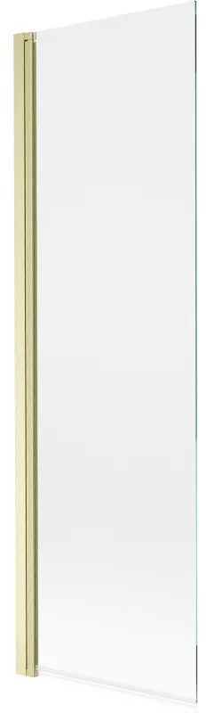 Mexen Mist parawan nawannowy 1-skrzydłowy 60 x 150 cm, transparent, złoty szczotkowany - 8A9-060-001-55-00