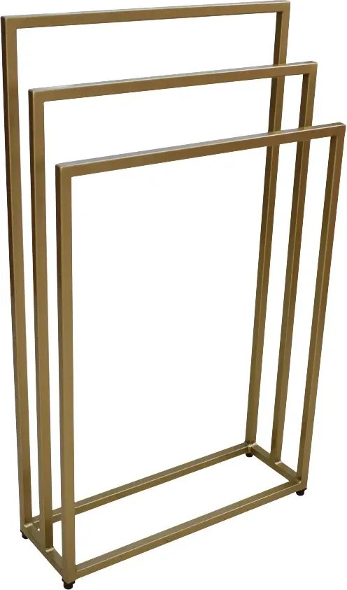 Złoty stojak na ręczniki w stylu glamur 60 cm Z0-F59