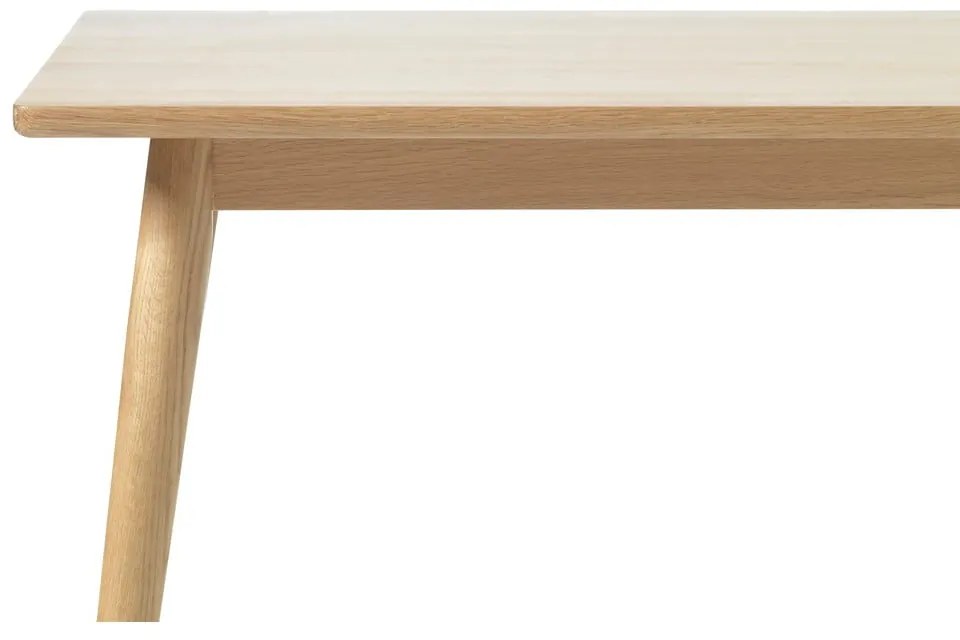 Rozkładany stół z blatem w dekorze dębu w naturalnym kolorze 150x90 cm Barrali – Unique Furniture