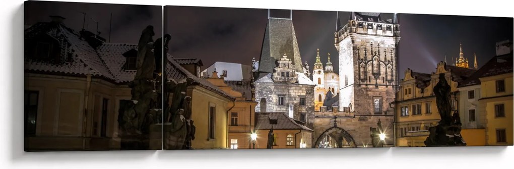 Obraz oświetlonej Bramy Pyłu (170x50 cm)