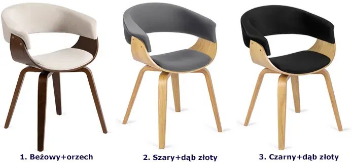 Szare loftowe krzesło tapicerowane z weluru A0-F30