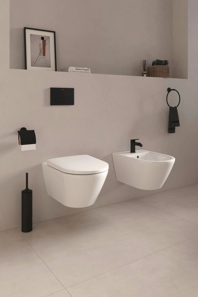 Jednouchwytowa bateria bidetowa Duravit Wave