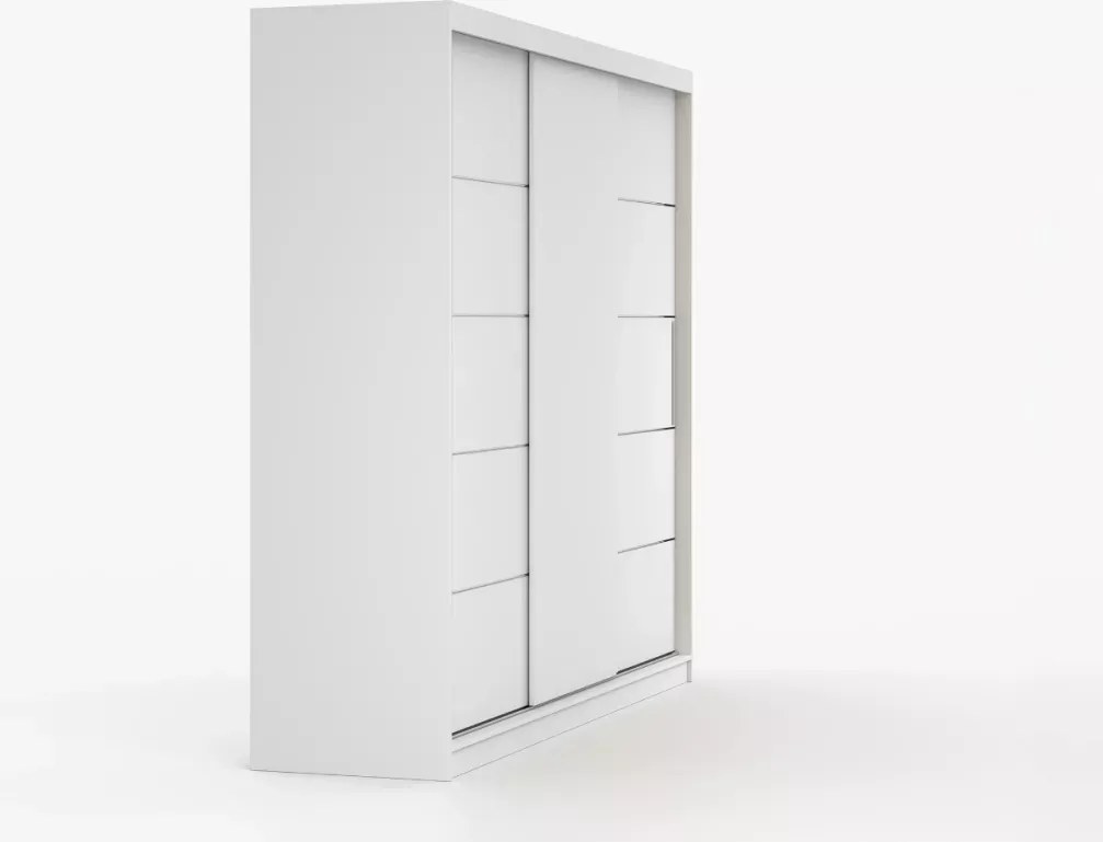Szafa przesuwna Larena – nowoczesny design, różne kolory, opcja z lustrem lub bez