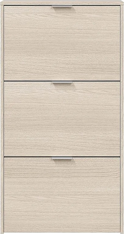 Szafka na buty NOLAN 3 składane z drewna na 18 par butów