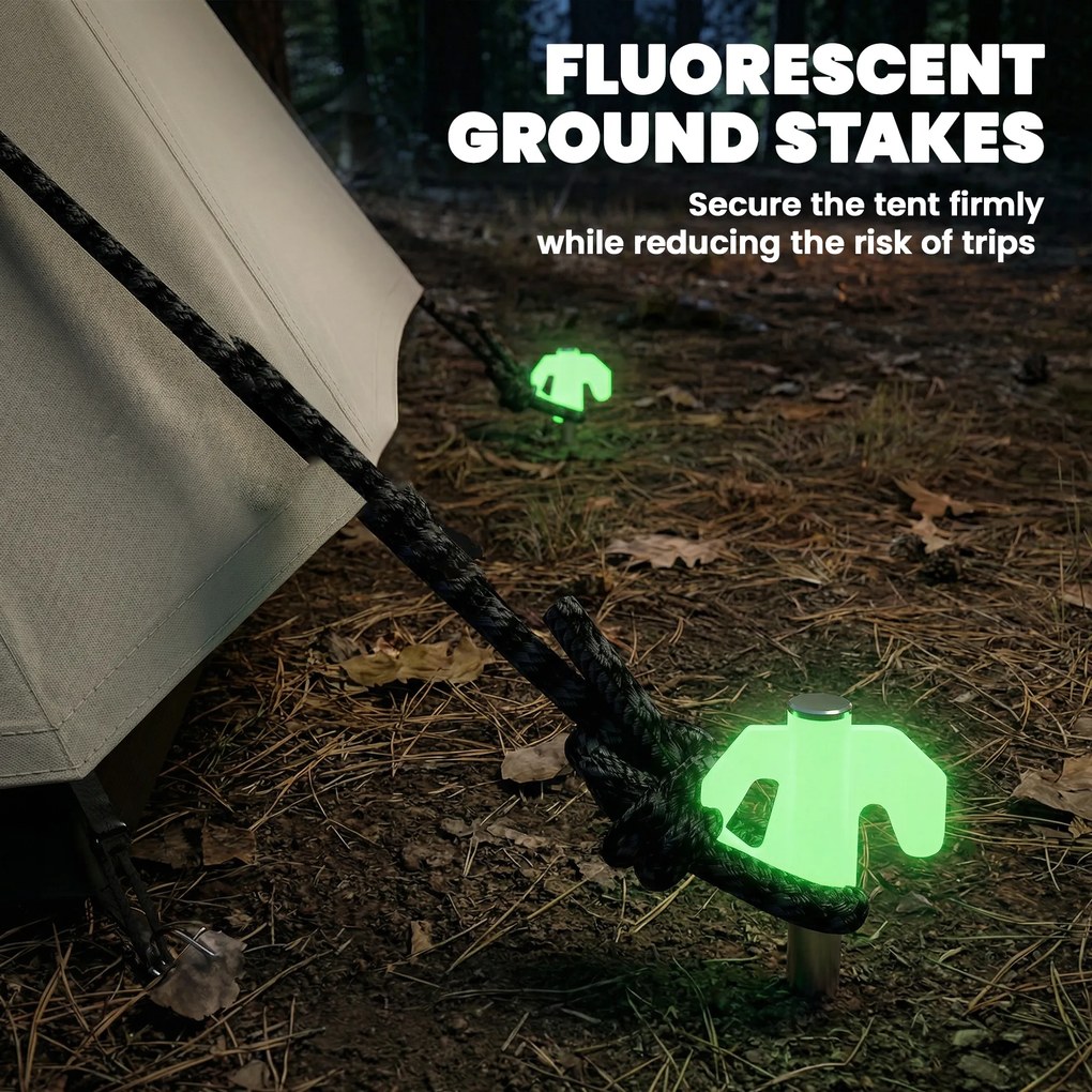 Outsunny Namiot pneumatyczny 4-osobowy, szybki montaż, outdoorowy namiot na camping z 2 sypialniami i przedsionkiem | Aosom PL