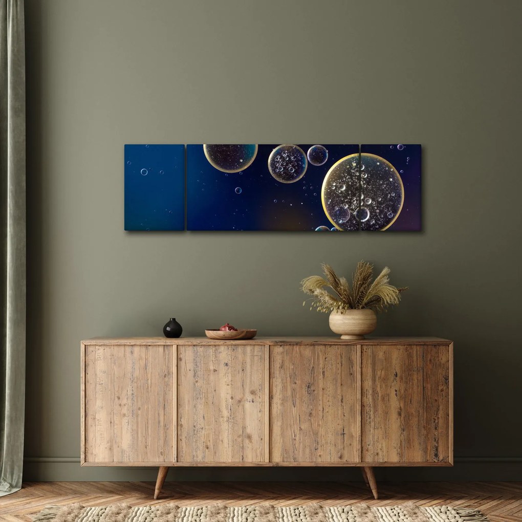 Obraz bąbelków (170x50 cm)