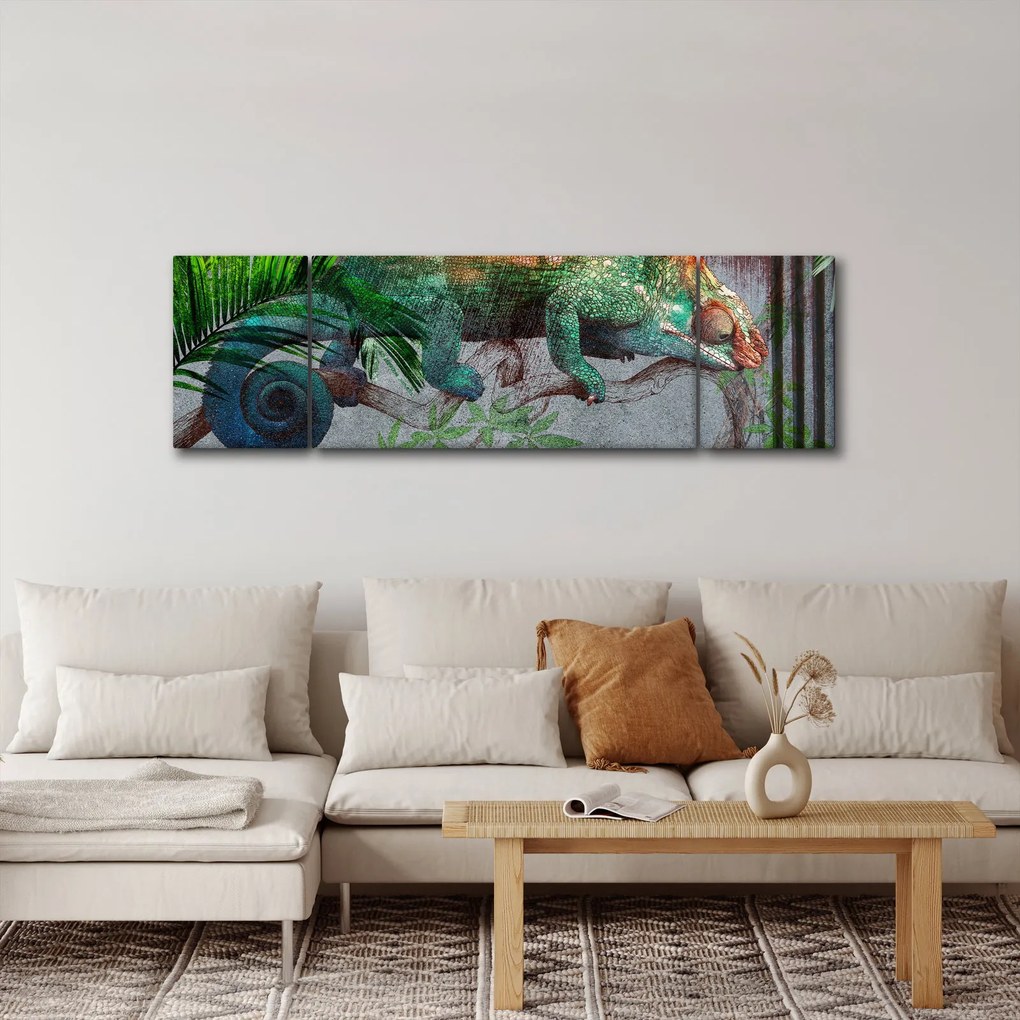Obraz - Kameleon (170x50 cm)