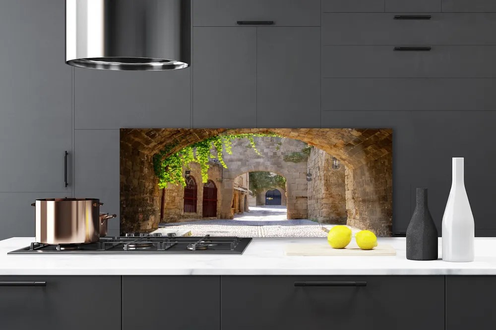 Panel Szklany Malownicza Włoska Uliczka