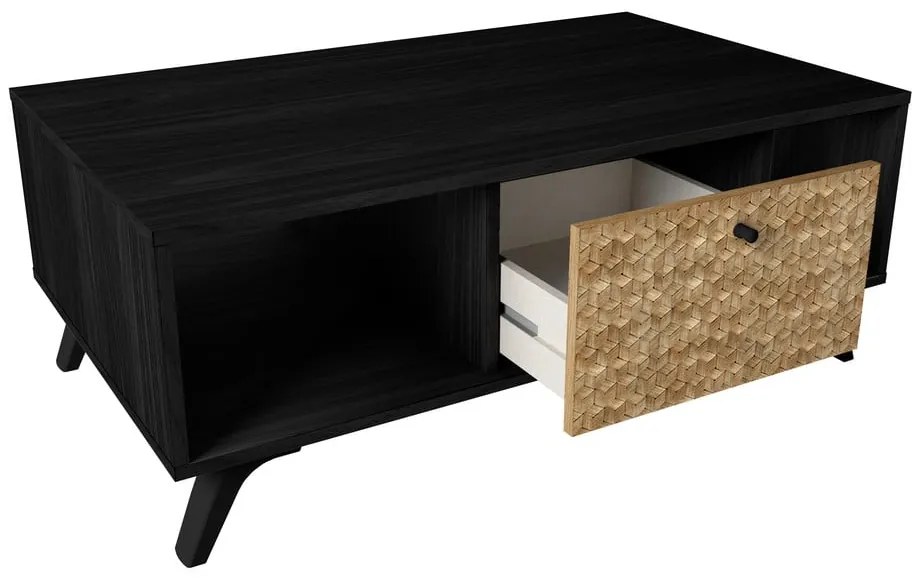 Czarny stolik 60x100 cm Hanoi – Marckeric