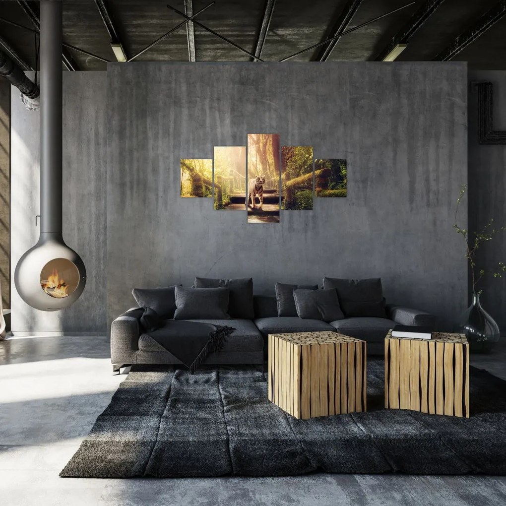 Obraz tygrysa (125x70 cm)