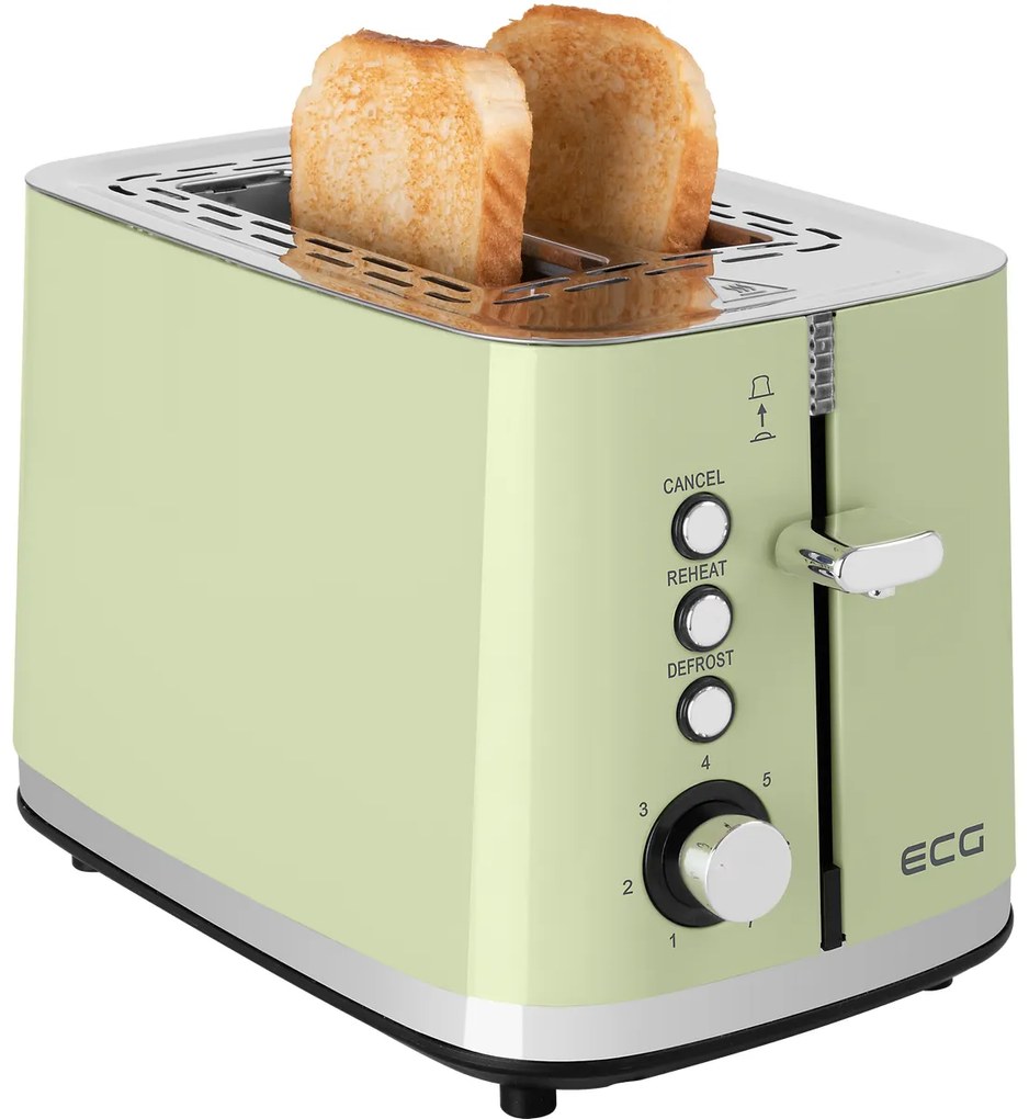 ECG ST 2766 Vintage Olive toster