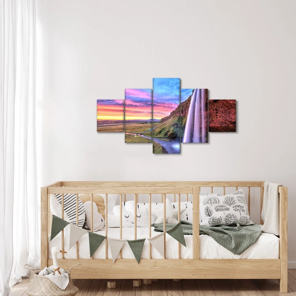 Obraz - Wodospad Seljalandsfoss (125x70 cm)