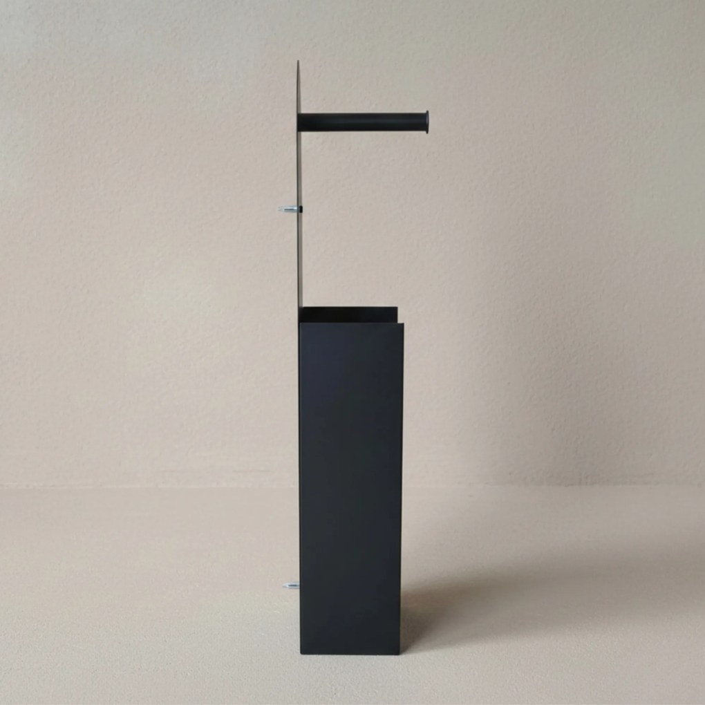Stojak na papier toaletowy z uchwytem URVA, 66 cm