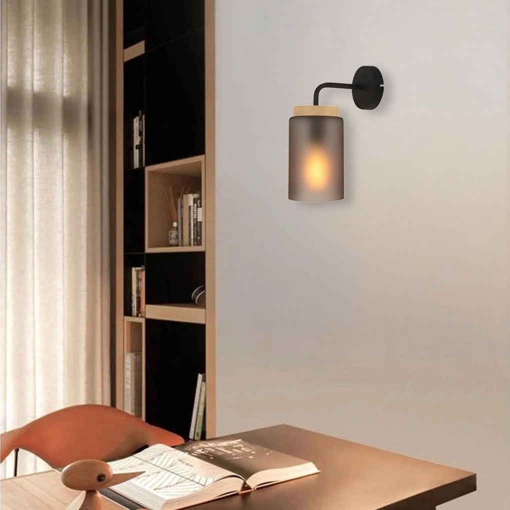 Kinkiet APP1814-1W Frosted Grey