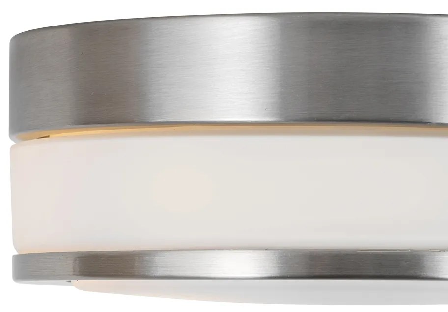 Zewnetrzna Nowoczesna lampa sufitowa zewnętrzna stalowa 23 cm IP44 - Flavi Nowoczesny Oswietlenie zewnetrzne