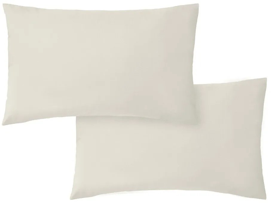 Poszewki na poduszki z perkalu bawełnianego zestaw 2 szt. 50x75 cm Cotton Percale – Bianca