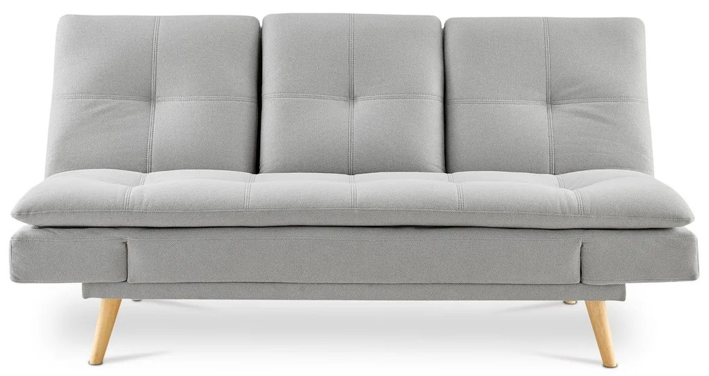 Trzyosobowa sofa ASB-4720 SIL2, jasnoszara
