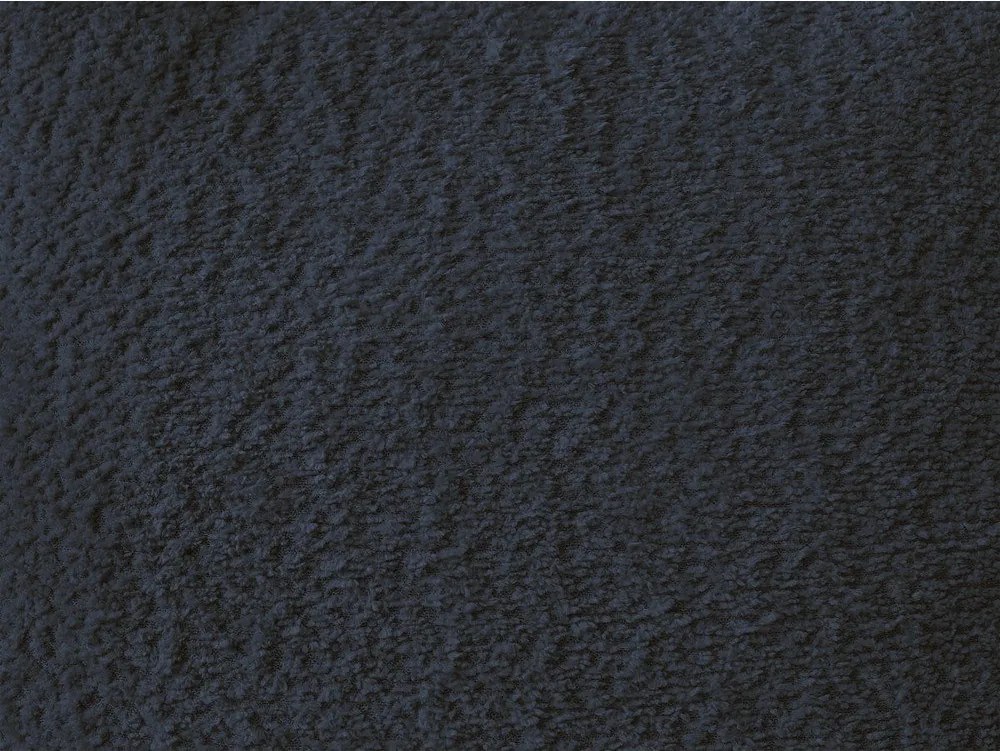 Ciemnoniebieski narożnik z materiału bouclé (lewostronny/z szezlongiem) Azra – Bobochic Paris