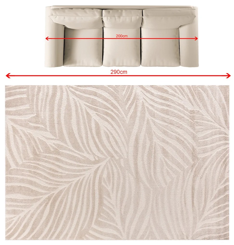 Dywan Velora beige 200x290 cm