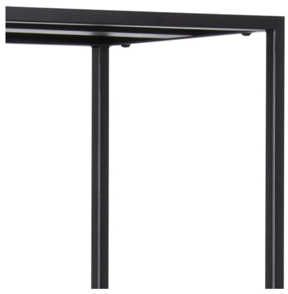 Czarny metalowy regał 70x185 cm Newcastle – Actona