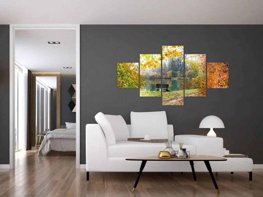 Obraz stawu (125x70 cm)