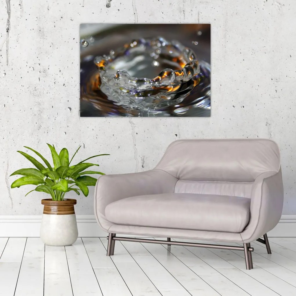 Obraz bransoletki z kropel wody (70x50 cm)