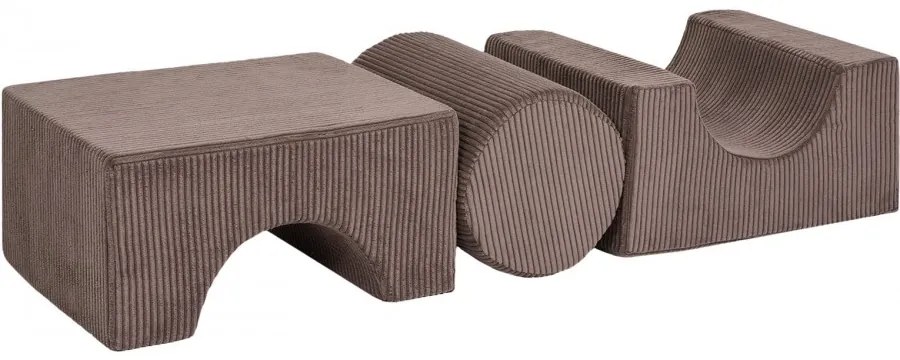 Aesthetic shape set 3-elementowy, brązowy - meowbaby®