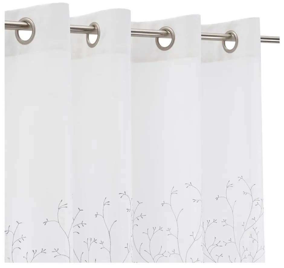 Biało-szara firanka 140x260 cm Grow – Casa Selección