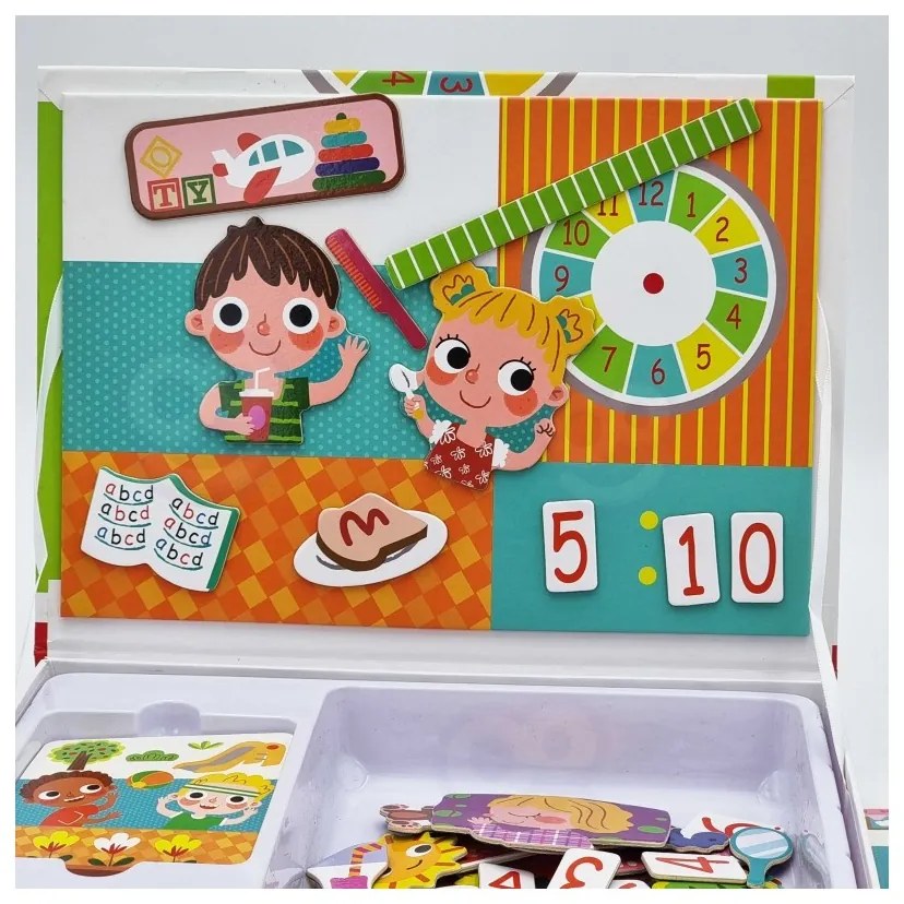 Tooky toy puzzle drewniane pudełko magnetyczne
