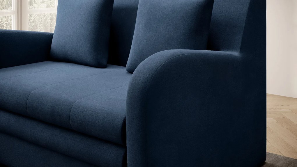Sofa rozkładana z funkcją spania ARIO granatowa ELTAP