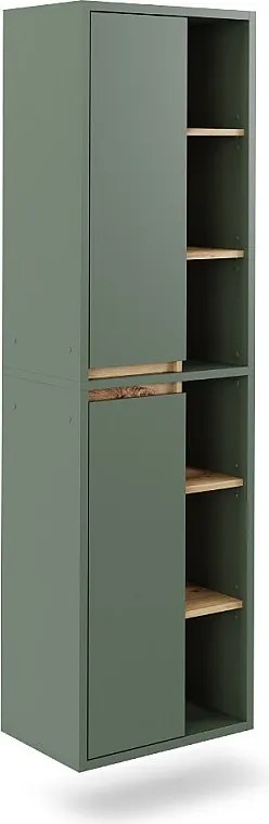 Wysoka szafka zielony/antracyt 50x33x170 viola