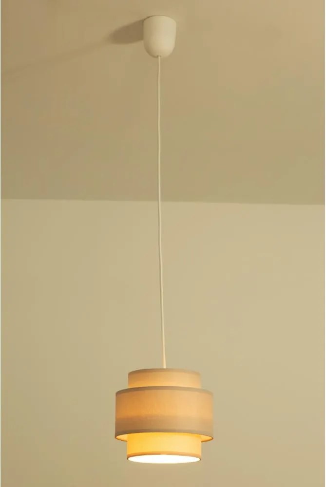 Brilagi - Lampa wisząca na przewodzie RESNA 1xE27/60W/230V o średnicy 20 cm beżowa