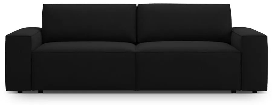 Czarna rozkładana sofa 247 cm Jodie – Micadoni Home