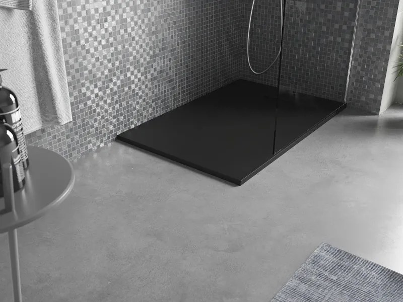 Mexen Otto brodzik prostokątny SMC 100 x 90 cm, czarny - 4N709010
