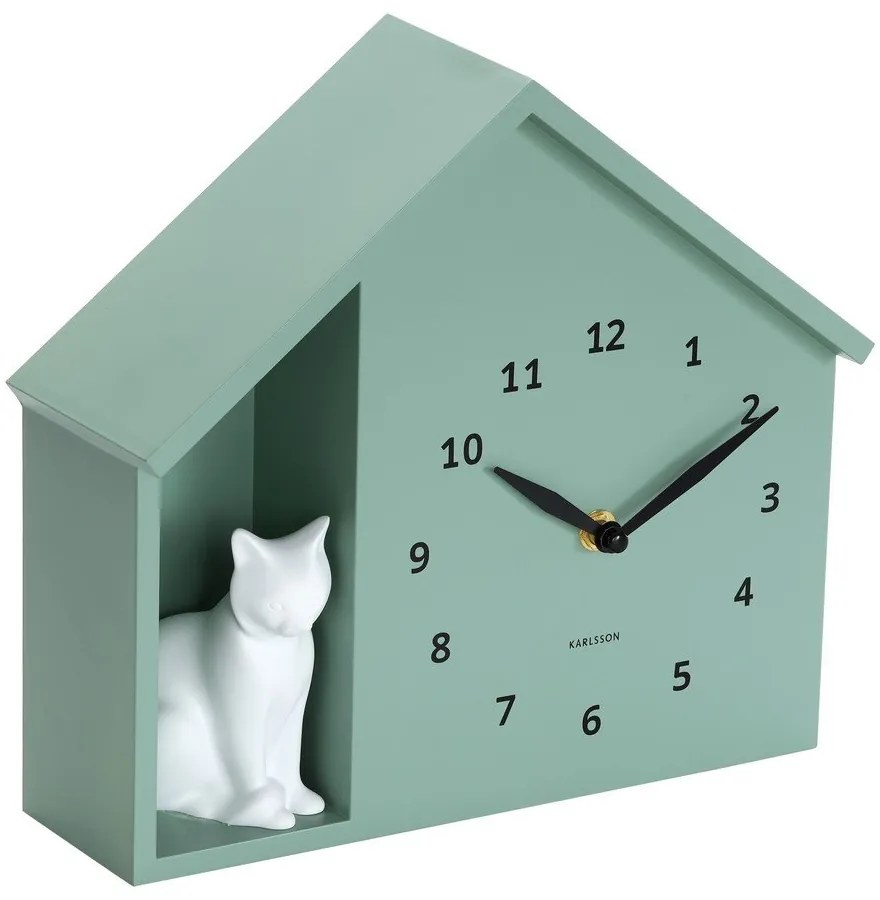 Zegar ścienny Sitting Cat – Karlsson
